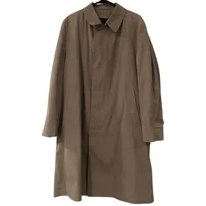 ジャケット・アウター LONDON FOG Vintage Trench Coat Vintage London Fog Gray Trench Coat, Rain Jacket
